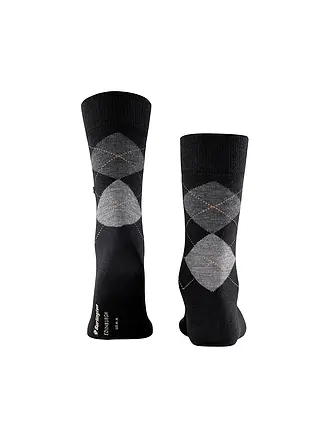 BURLINGTON | Chaussettes homme EDINBURGH 40-46 cranberry | schwarz